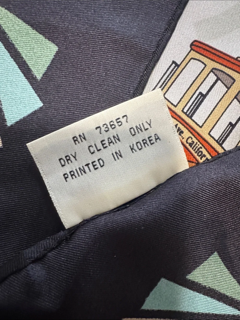 Swiss silk company silk scarf